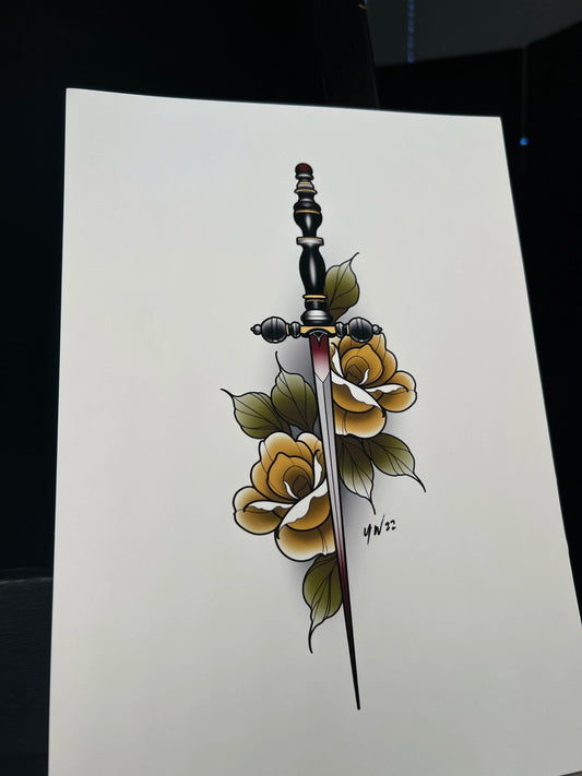 "Dagger" Print